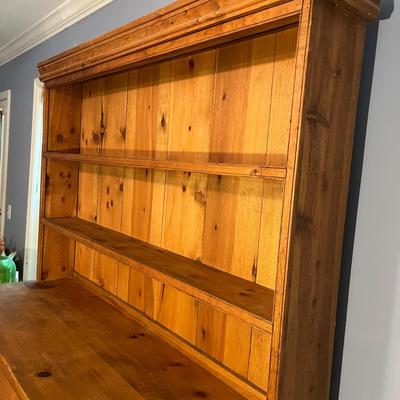 Farmhouse Open Top Hutch & Kitchen Dresser (LR-MG)