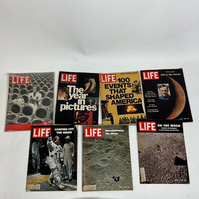 822 Vintage LIFE Magazine Lot of 7 Issues