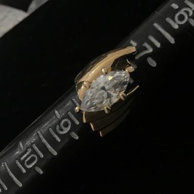 Beautiful Large Gold Plated Ring