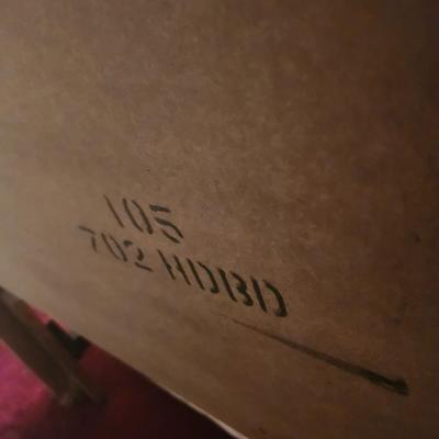 Solid wood headboard footboard with full mattress