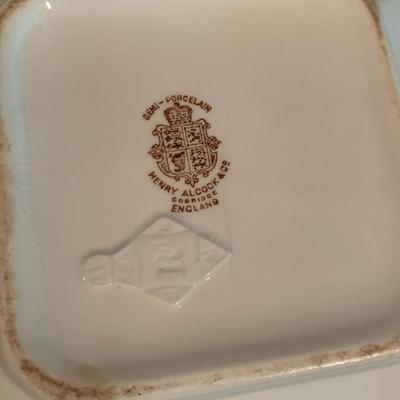 Ironstone China & Semi-Porcelain Pieces by John Edwards, Henry Alcock, J. & G. Meakin, & More (BS-HS)