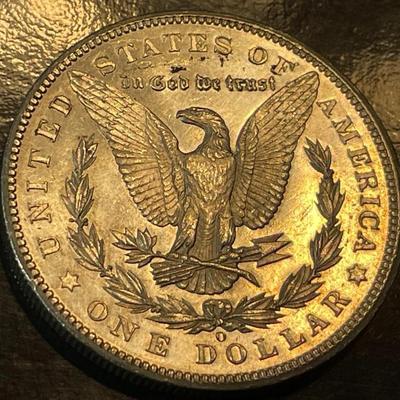 1904-O BU CONDITION PROOF LIKE MORGAN SILVER DOLLAR AS PICTURED.