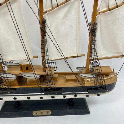 Wooden Model Sailing Ship