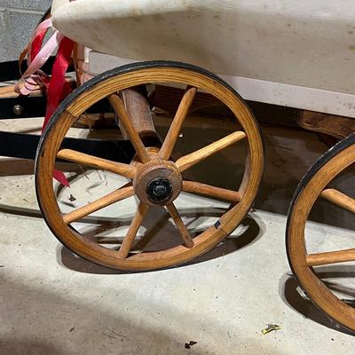 Sandy Weatherwax Hand Carved Swan Wagon (B1-RG)