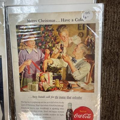 Vintage Advertisements including Coke