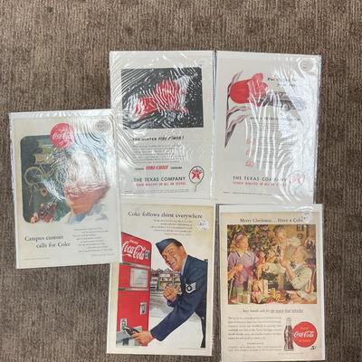 Vintage Advertisements including Coke