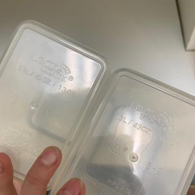 Food Storage: Lock & Lock, Rubbermaid, & Tupperware (L-HS)