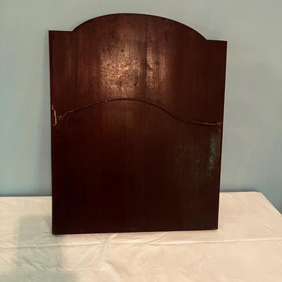 Wooden Framed Beveled Mirror (LR-MG)