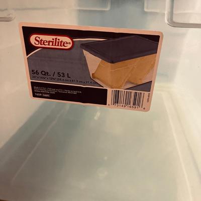 Clear Plastic Storage Bins (B1-MG)