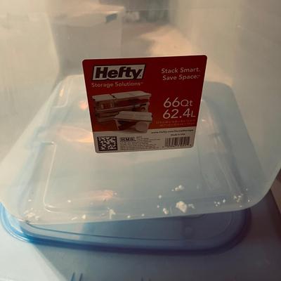 Clear Plastic Storage Bins (B1-MG)
