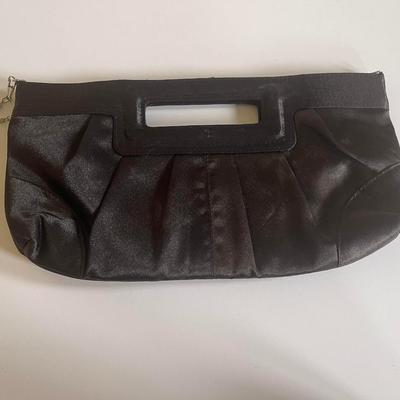 Bijoux Terner leather black clutch