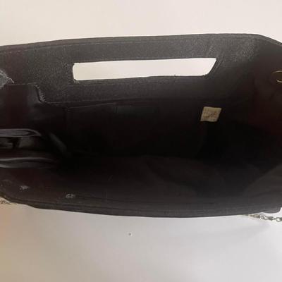 Bijoux Terner leather black clutch