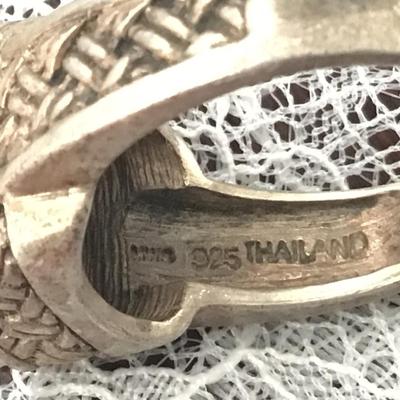 925 Large Thailand Marked Ring