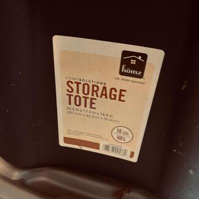 Rubbermaid, Sterilite & More Colored Plastic Bins (B1-MG)