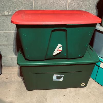 Rubbermaid, Sterilite & More Colored Plastic Bins (B1-MG)