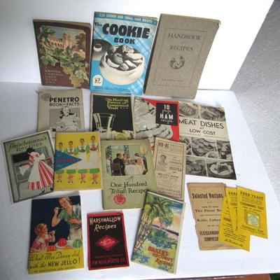 Antique Cook Booklets From 1914 Through 1940s
