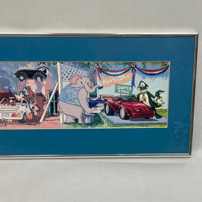 Wonder Works Framed Lithograph Ltd Signed COA 1990 #71/950 36 x 6 inches