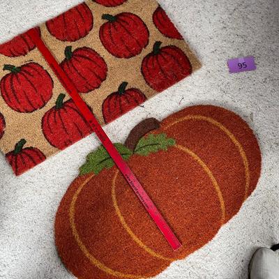 Pumpkin welcome mats