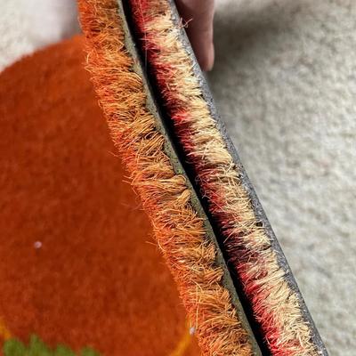 Pumpkin welcome mats