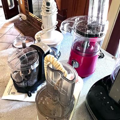 Food Processor and Chopper Lot - Hamilton Beach - Oster - Continental - Good Housekeeping