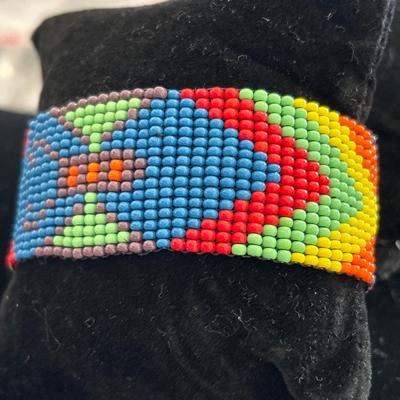 Handmade Colorful glass beaded bracelet