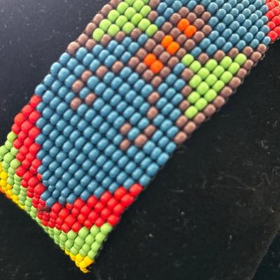 Handmade Colorful glass beaded bracelet