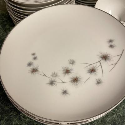 MCM Vintage Creative Fine China Platinum Starburst Pattern