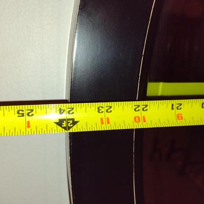 Beveled Wall Mirror with Composite Frame- Approx 24" x 30"