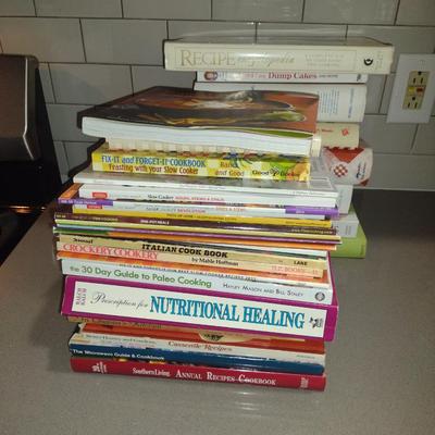 Collection of Cookbooks and Cooking Magazines