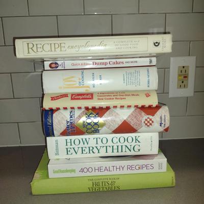 Collection of Cookbooks and Cooking Magazines