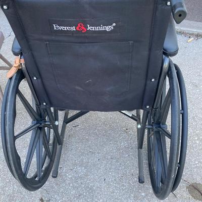 Everest and Jennings Wheelchair and a Cane
