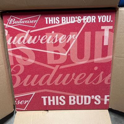 Bundle of 3 Budweiser Dart Board Wall Protectors ~ New In Box