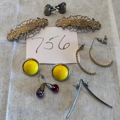 Earrings and Barretts