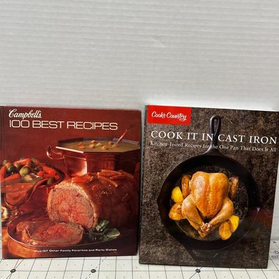 Cook It In Cast Iron, Campbell's 100 Best Reciprs, Weber's Smoke A Guide To Smoke Cooking For Everyone And Any Grill, Charcoal...