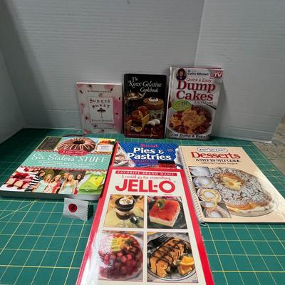Sweets To The Sweet, Knox Gelatine Cookbook, Quicky & Easy Dump Cakes, Six Sisters Stuff, Easy Gourmet Desserts, Something Jell-o,...