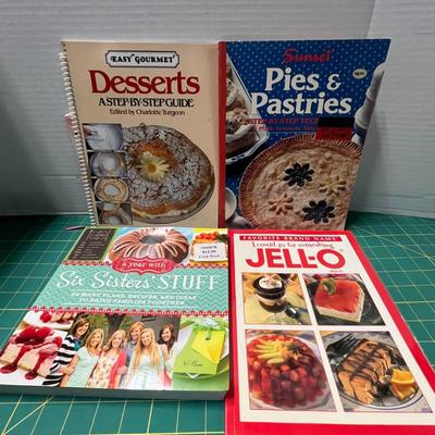 Sweets To The Sweet, Knox Gelatine Cookbook, Quicky & Easy Dump Cakes, Six Sisters Stuff, Easy Gourmet Desserts, Something Jell-o, Sunset...