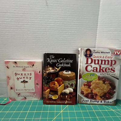 Sweets To The Sweet, Knox Gelatine Cookbook, Quicky & Easy Dump Cakes, Six Sisters Stuff, Easy Gourmet Desserts, Something Jell-o,...