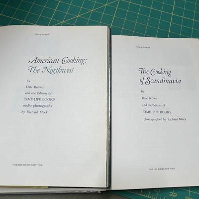 The Arthritic's Cookbook, Cutco Cookbook, American Cooking: The Northwest, Foods Of The World Cookbook