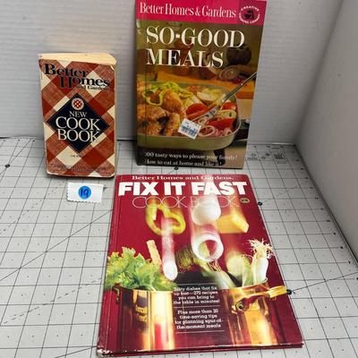 Better Homes & Gardens Fix It Fast Cook Book, Better Homes And Gardens So-good Meals, Better Homes And Gardens New Cookbook