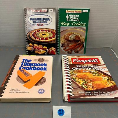 Philadelphia Brand Cream Cheese, Hidden Valley Ranch Easy Cooking, The Tillamook Cookbook, Campbell's Casseroles, One-dish Meals And...