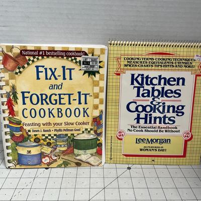 Tried And True Recipes, Fix It And Forget It Cookbook, Kitchen Tables & Cooking Hints, Mike & Else's Swedish Songbook