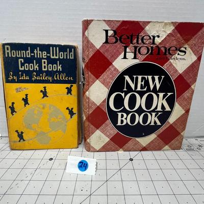 Better Homes And Gardens New Cookbook, Round The World Cookbook Ida Bailey Allen