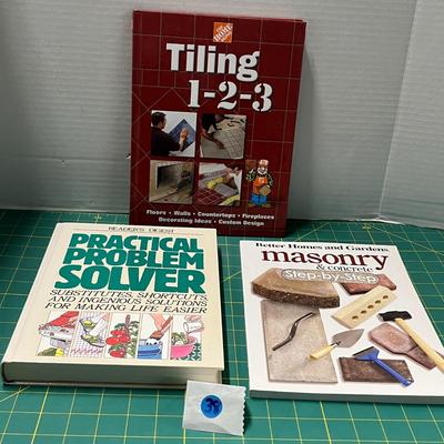 Tiling 1-2-3, Better Homes And Gardens Masonry And Concrete, Reader's Digest Practical Problem Solver