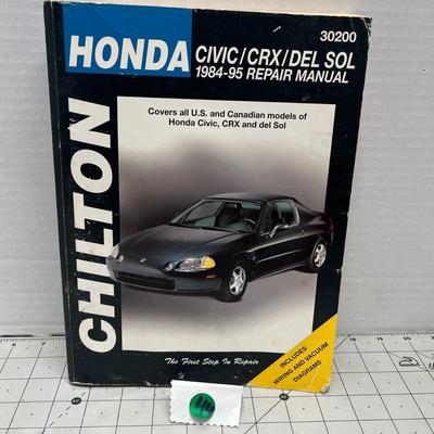 Haynes 30200 Honda Civic, Crx & Del Sol, 1984-95 Technical Repair Manual