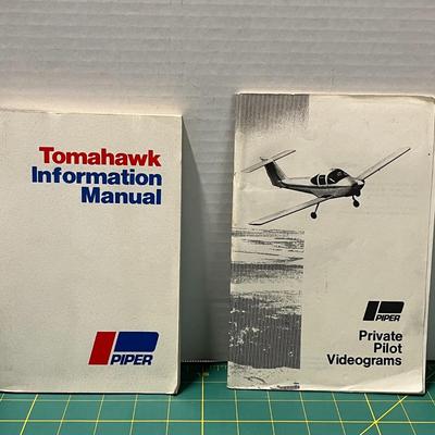 Piper Tomahawk Information Manual, Private Pilot Videograms, Piper Private Pilo Workbook, Private Pilot Airplane Test