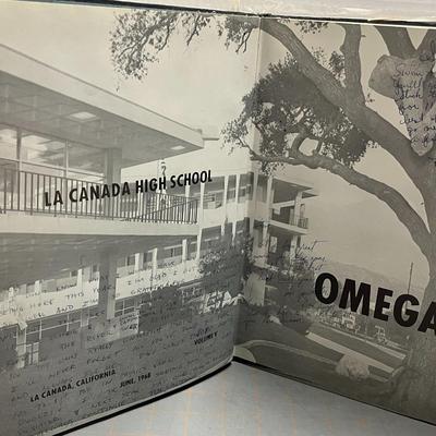 1968 La Canada High School Yearbook "omega" La Canada Ca