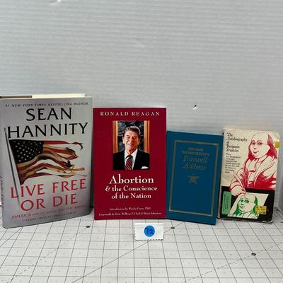 Sean Hannity Live Free Or Die, Abortion & Conscience Of The Nation, George Washington's Farewell Address & The Autobiography...