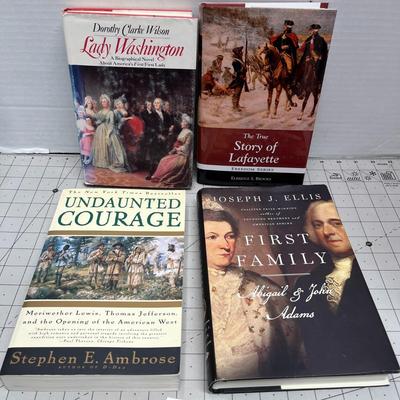 Dorothy Clarke Wilson Lady Washington Novel About America's First Lady, The True Story Of Lafayette, The New York Times Bestseller...