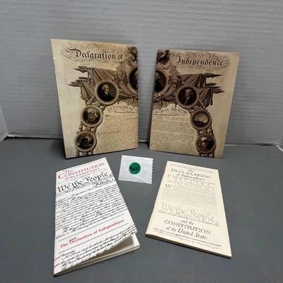 The Constitution Of The United States And The Declaration Of Independence & The Declaration Of Independence And The Constitution Of...