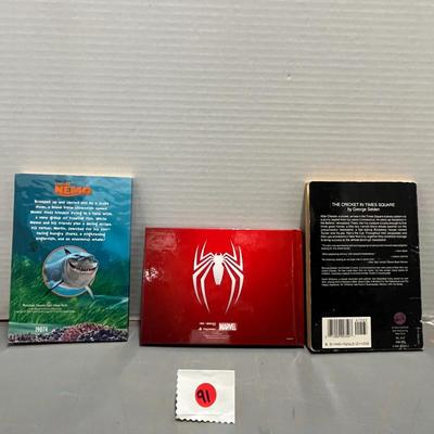 Finding Nemo, Marvel Spider-man The Art Of The Game & The Cricket In Times Square